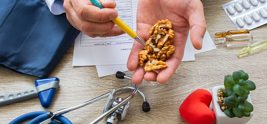 Patient receiving Nutritional Therapy as part of the neuropathy treatment protocol at SWFL Neuropathy in Fort Myers